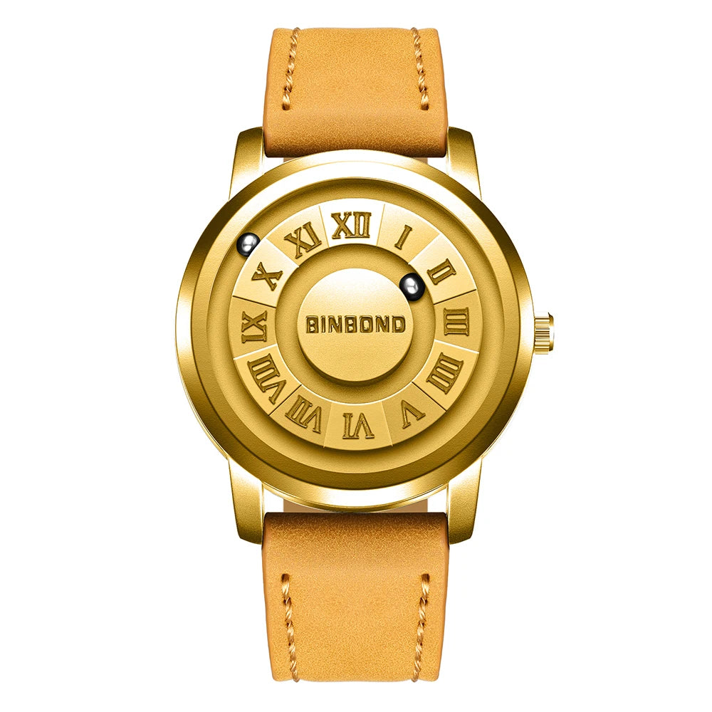 BINBOND Men Quartz Watches Top Brand Luxury Stainless Steel Waterproof Hollow Out Stainless steel Wristwatches Relogio Masculino