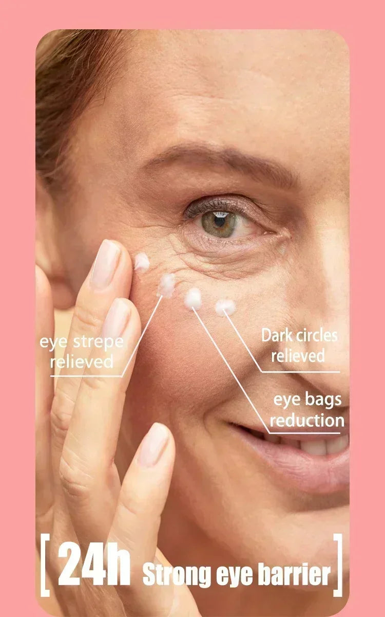 Eye cream for bags under the eyes Anti-Wrinkle instant firm eyes tightening Reduces Fine Line Moisturizing korean skin care