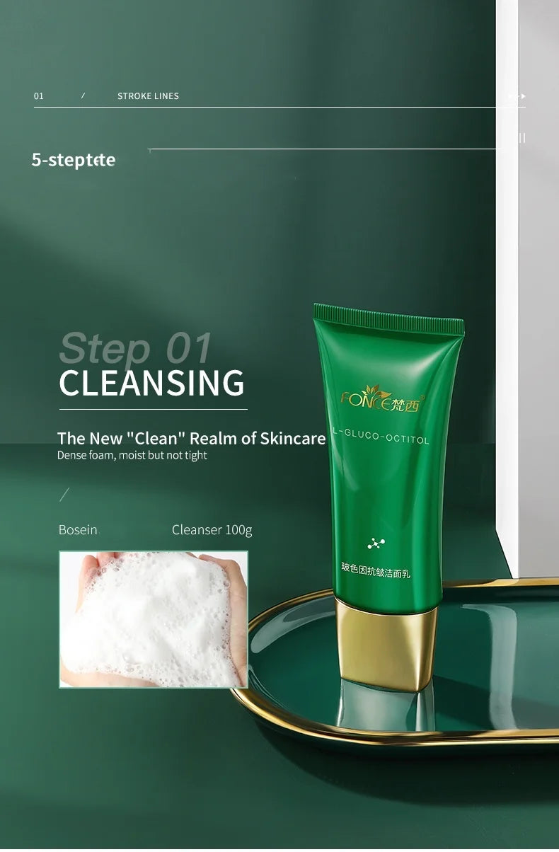 Five Piece FONCE Bose Skin Care Set Face Essence Moisturizing Korean Face Set,all-in-one skin lotion