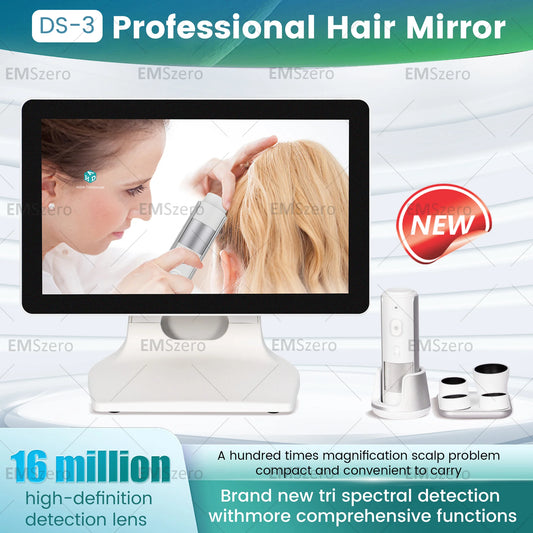 Professional Hair Care Machine Analysis Hair Care Products Follicle Detector Wireless Skin Scalp Analyzer Equipment