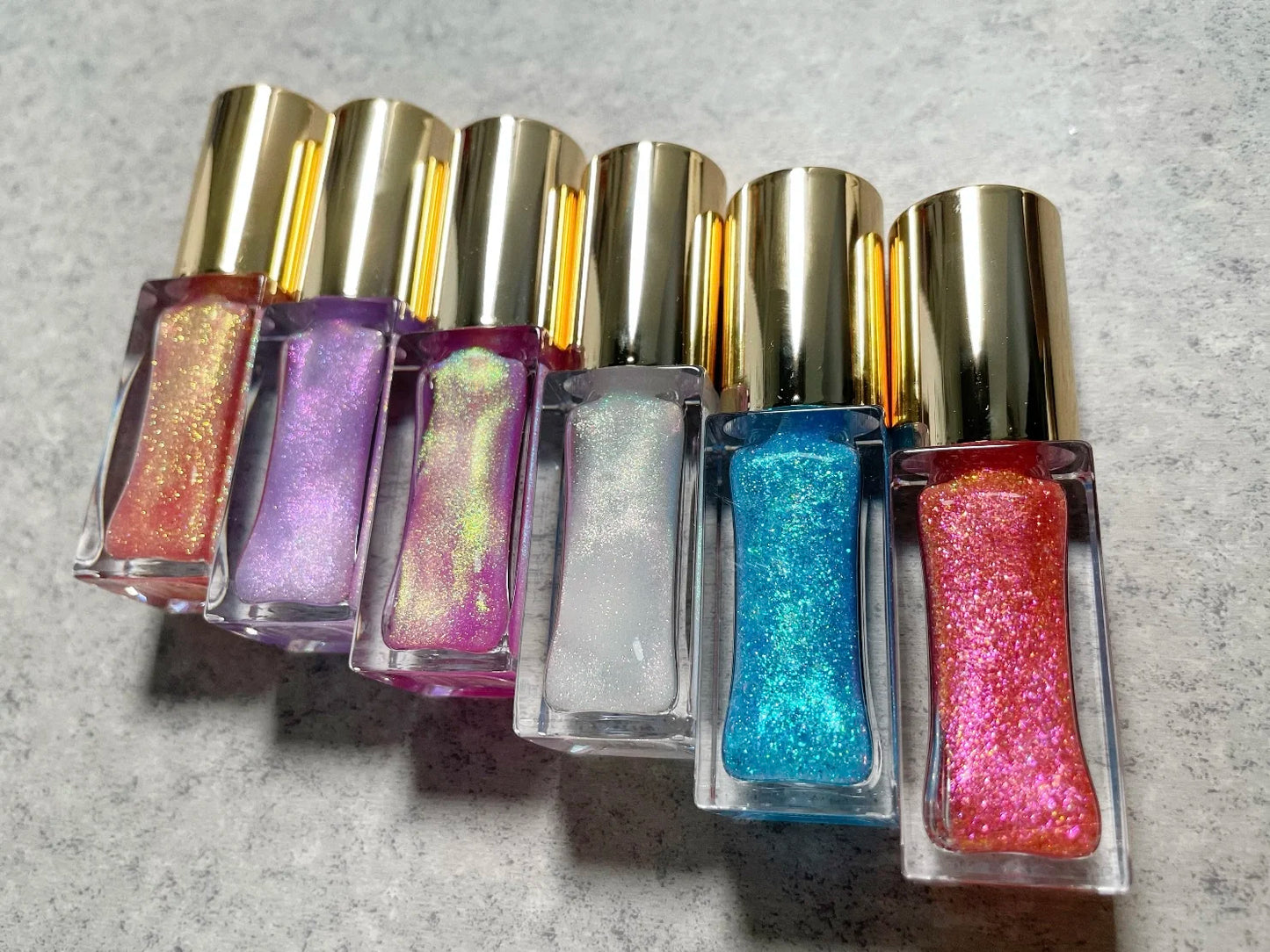 Charmacy Aurora Optical Chameleon Lipgloss Glitter Moisturizing Shimmer Multiuse Lip Flash Water Prism Lip Honey Not Sticky