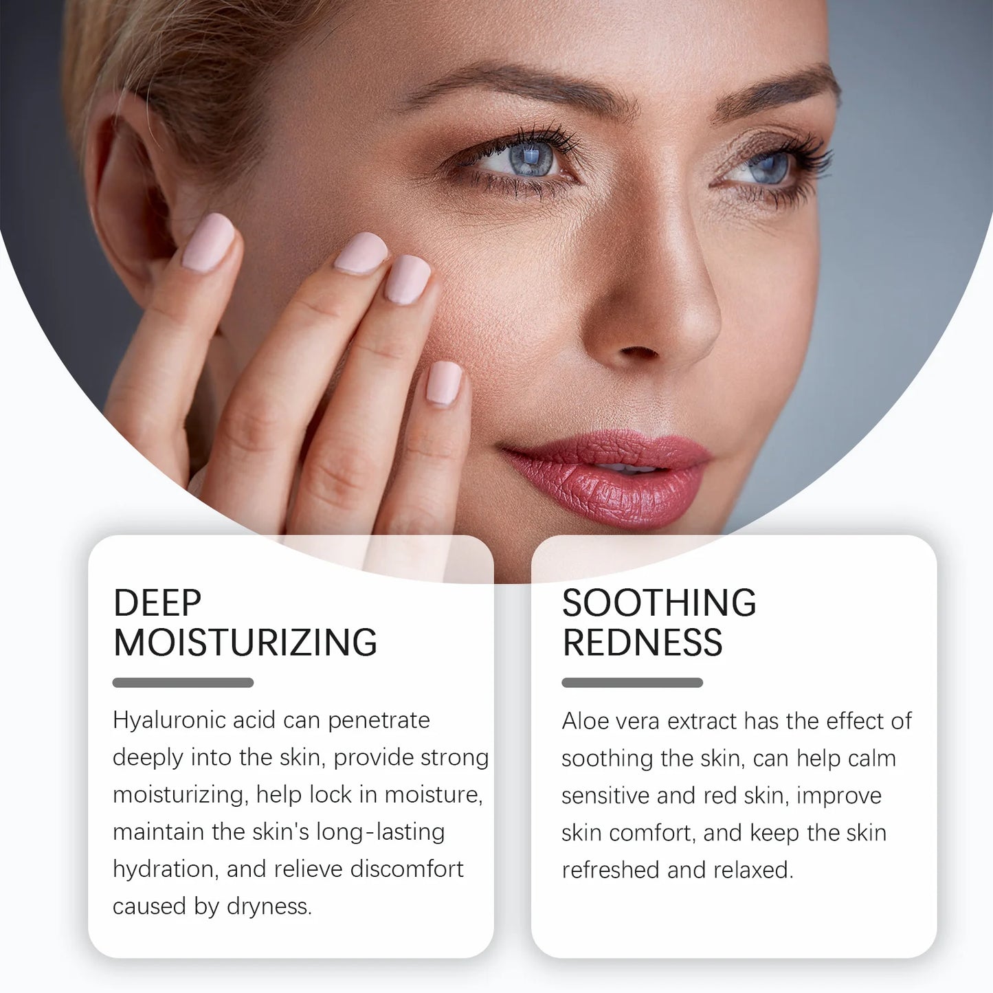 Facial Soothing Cream Long-Lasting Moisturizing Soothes Redness Improve Sensitive Skin Strengthening Barrier Rejuvenating Cream