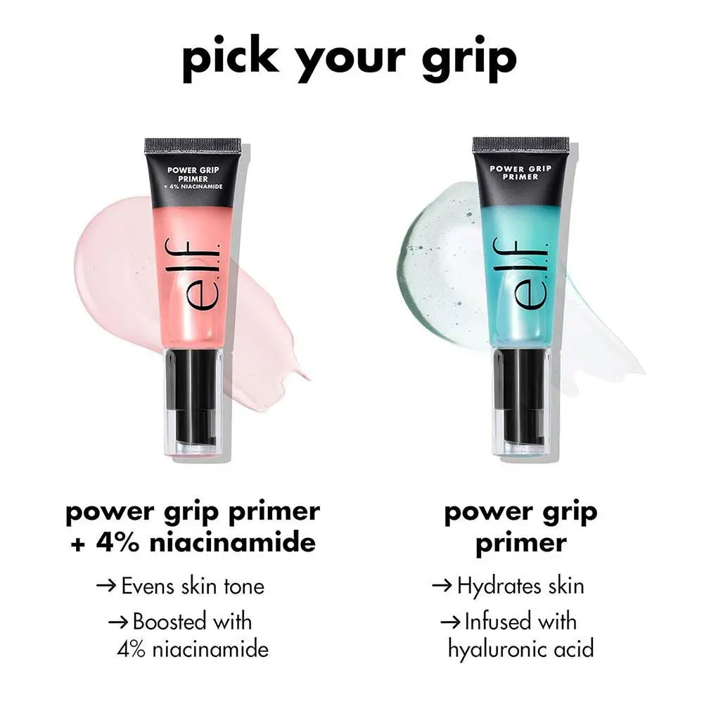 New Power Grip Primer Gel Hyaluronic Acid Hydrating Face Primer For Long-lasting Wear And Brightened Contoured Makeup