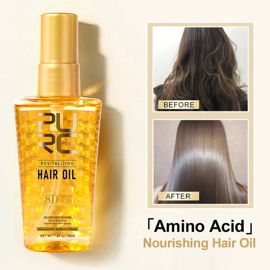 Moroccan Hair Care Essential Oil Nourishes Hair Nut Oil Smooths Brightens Softens Hair essence Repairs Hairy Dry Scalding Damage