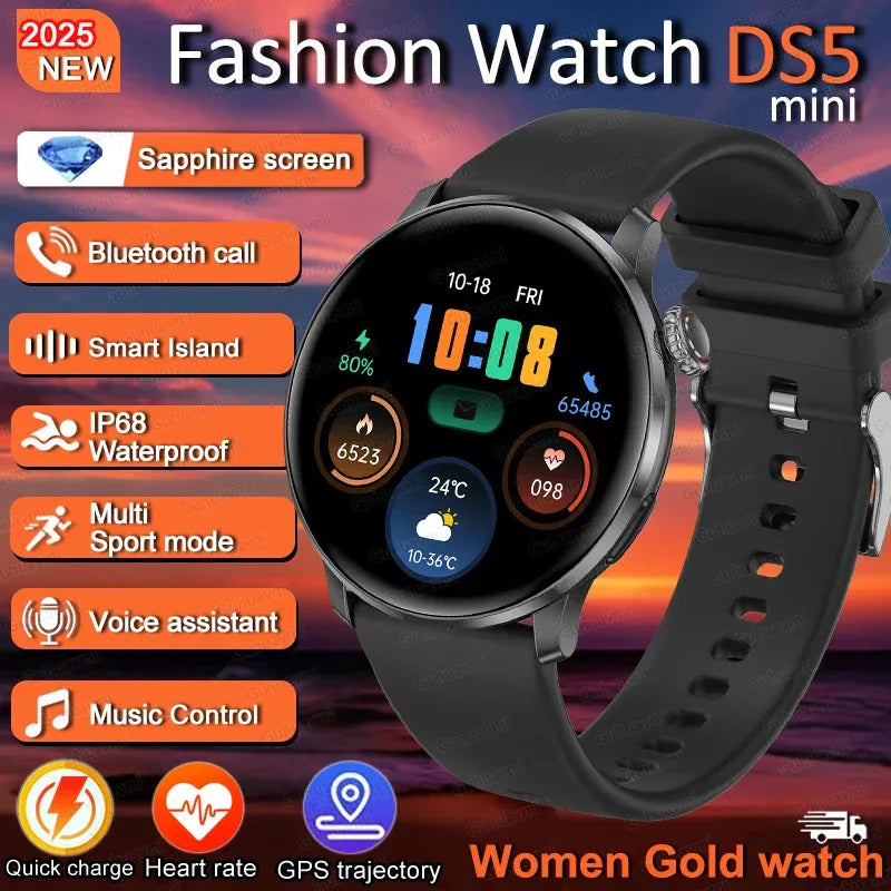2026New Fashion Smart Watch Lady Man Watch AMOLED Screen GPS Sport Heart Rate Bluetooth Call Waterproof Outdoor Smartwatch Women - Wear444