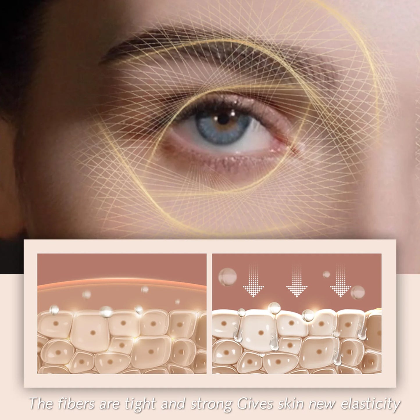 Firming Eye Gel Lighten Wrinkles Dark Circles Lifting Puffy Eyes Reduce Fine Lines Moisturizing Brightening Eye Bags Care Gel