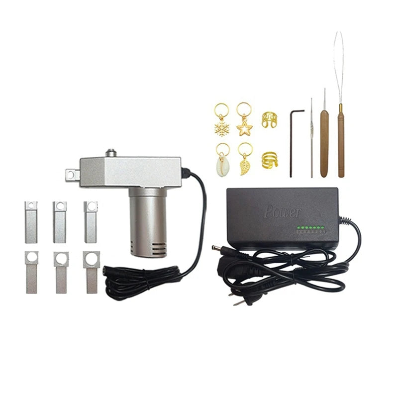 NEW Instant Dreadlocks Hair Making Machine Easy DIY Semi-Automatic Dreadlock Machine for Long Human Hair EU Plug US Plug