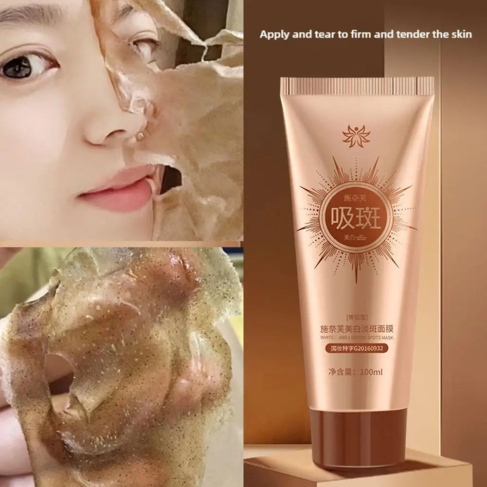 Glow Peel-Off Mask,Blemish Clearing Wrapping Facial Mask,Anti-Blemish Freckle Brightening Off Mask For Deeply Clean Moisturizing