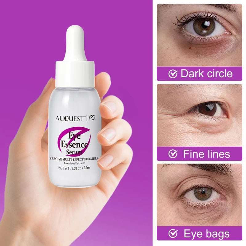 Eye Essence Serum Removal Dark Circles Eyebags Deep Hydration & Anti-Wrinkle Strengthens Contour Skin Barrier Care Eyes Serum