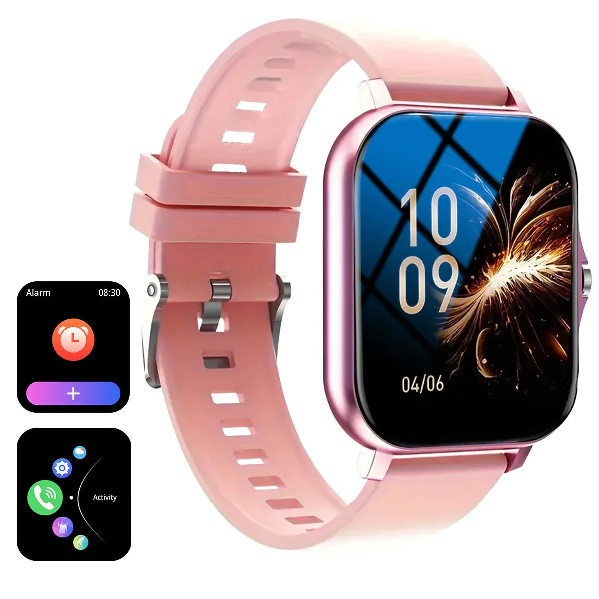 Smart watch, call, message reminder, compatible with iPhone/android mobile phone, smart sports watch suitable for men and women - Wear444