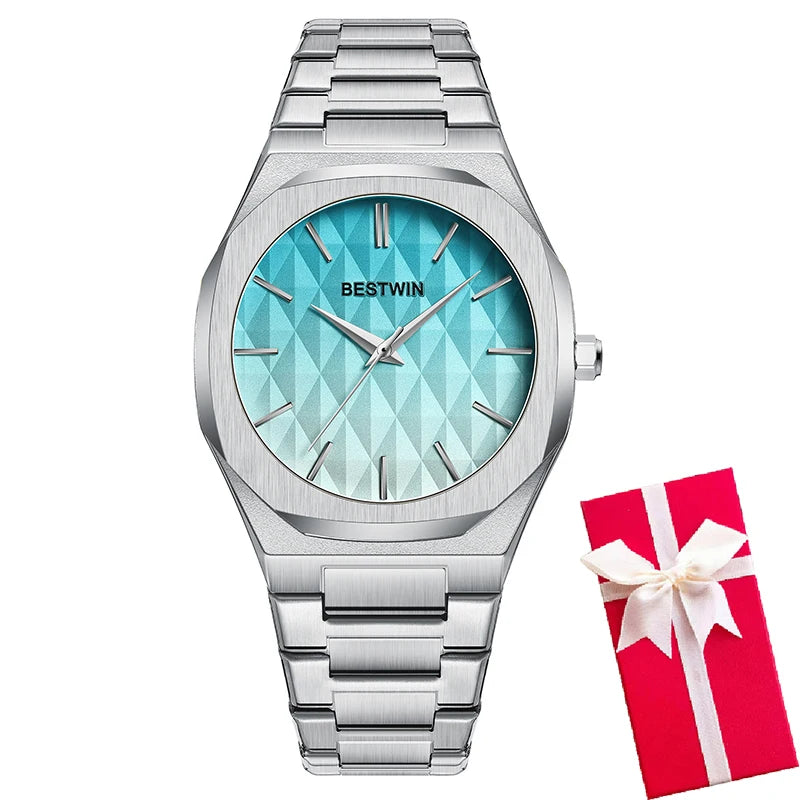 Black Men Quartz Watches For Male Clock 2025 Top Brand Luxury Stainless Steel Band Fashion Men Wrist Watches Dropshipping
