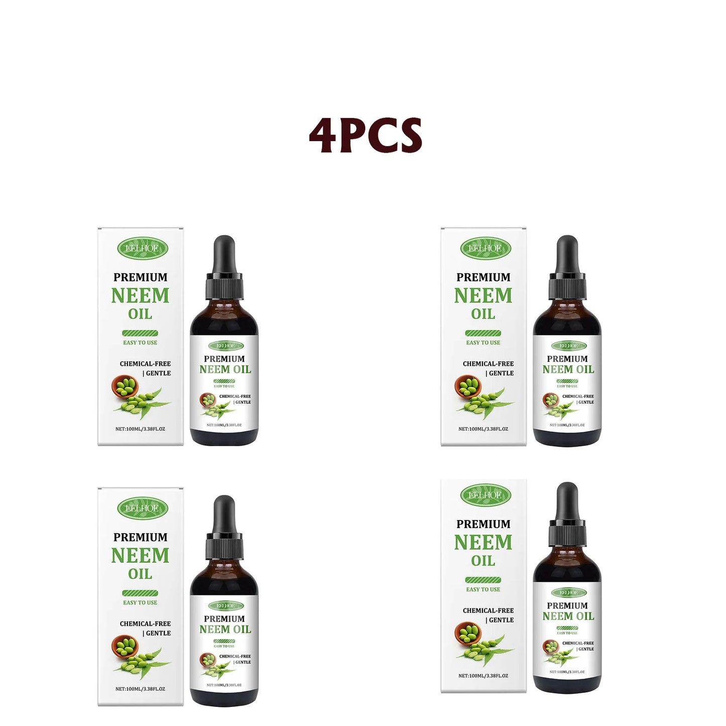 Eelhoe Neem Oil Care Essential Oil Nourishes Scalp Skincare Armor Neem Oil Massage Oil Nourishes The Skin Relieve Scalp Fatigue