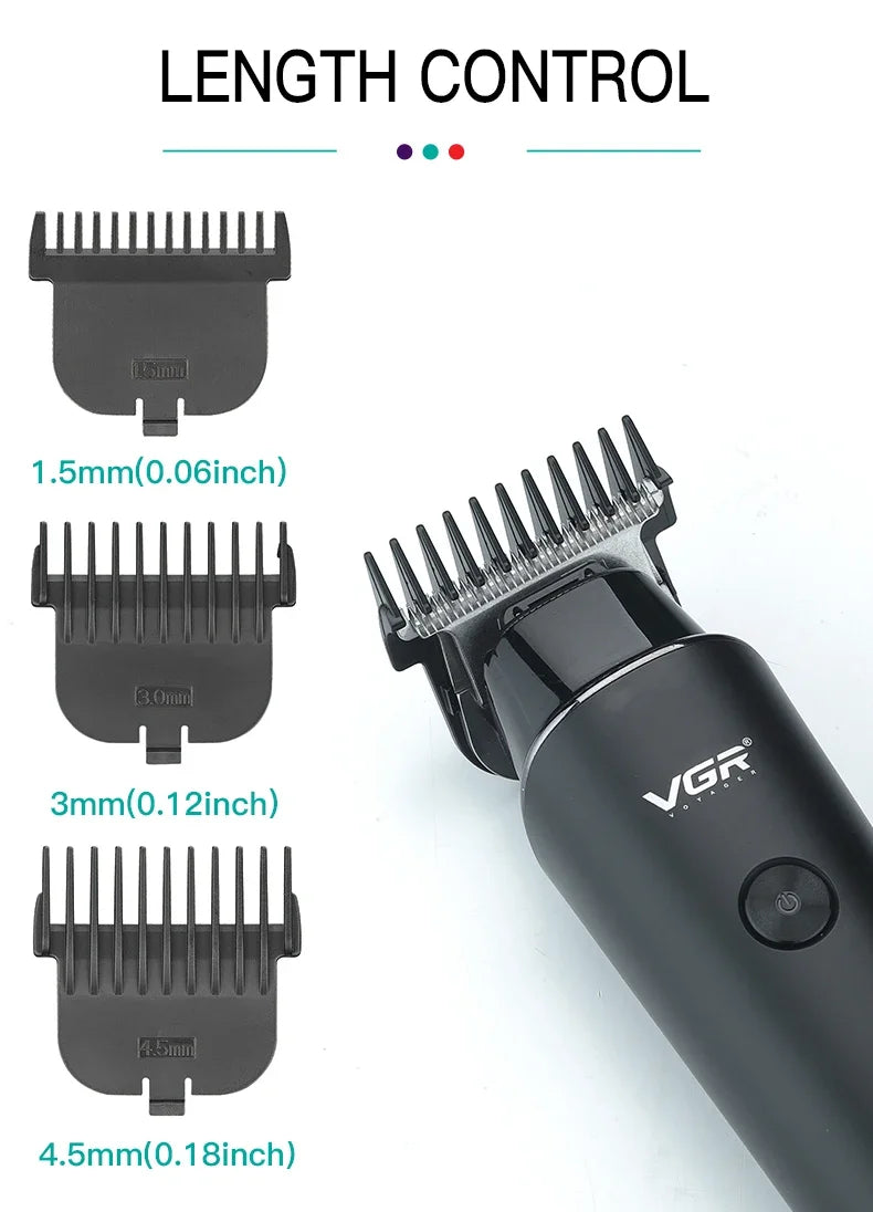 VGR Hair Cutting Machine Electric Hair Clipper Professional Beard Hair Trimmer Face Haircut Mustache Barber Trimer For Men V-937