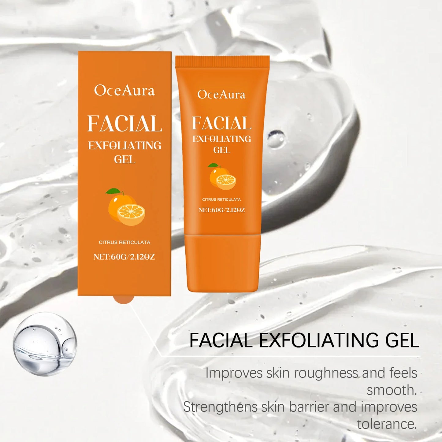 Facial Exfoliating Cream Clear Pores Shrink Improve Dullness Fade Dark Spot Soften Cuticle Remove Dirt Grease Face Cleansing Gel