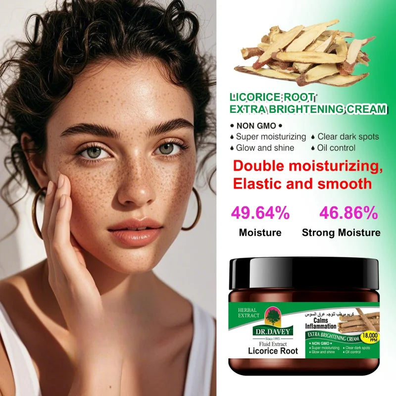 Licorice Root Skincare Set Skincare Essential Oil Mask Face Cream Cleansing Skincare Set Moisturizing Refreshing