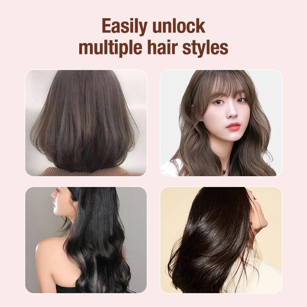 Portable Hair Straightener Small Hair Curling Machine Multifunctional Straight Hair Splint Straight Hair and Curly Hair USB Plug