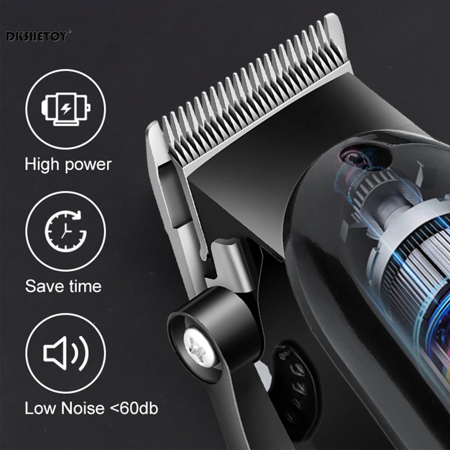 Professional hair cutting machine Electric Hair Trimmer set for men usb Rechargeable Barber hair clippers Wet And Dry haircut