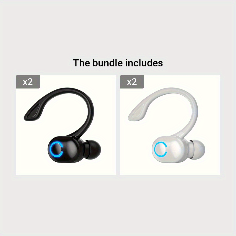 2024 New Single Ear Wireless Earphones Mini size Music Earphones Business Call Earphones Suitable for Android/iOS