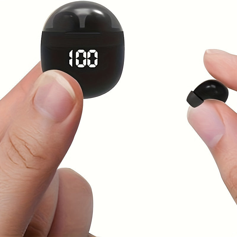 Smallest Mini Invisible Earbuds - Wireless Low Profile Micro Earphones for Work, Sleep - Discreet Hidden Earbuds for Small Ear Canals