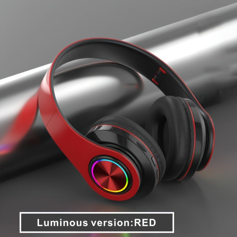 New wireless earphones with upright body sound reduction/long battery life/electronic sports gaming earphones/foldable earphones as gifts, popular wireless earphones, head mounted wireless earphones.