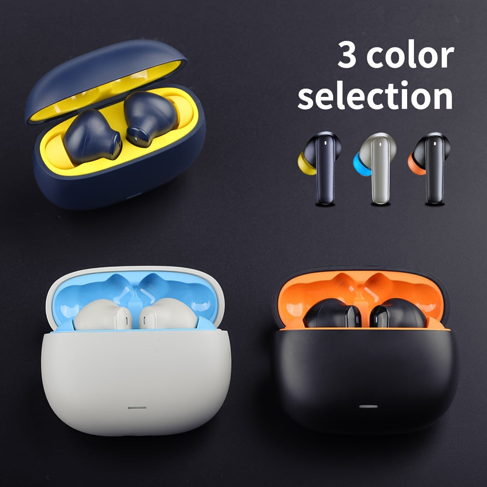 [30H Playback Wireless Earbuds] Wireless Earbuds Active Noise Cancelling Earphones, Wireless 5.2 With Microphone Charging Case, 30 Hours Playback Time, In Ear High Fidelity Stereo Earphones Suitable For IPhone Airpod Pro/Andr