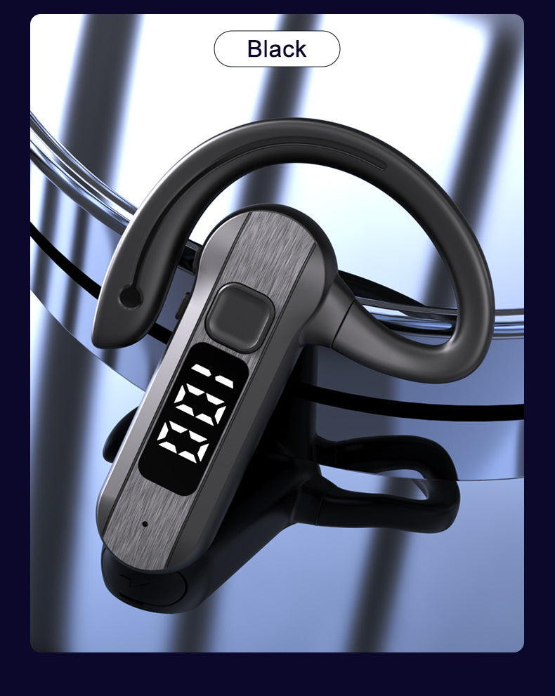 Sport Earphones Air Bone Conduction, Wireless Open Headset Running Headset Noise Reduction With Microphone