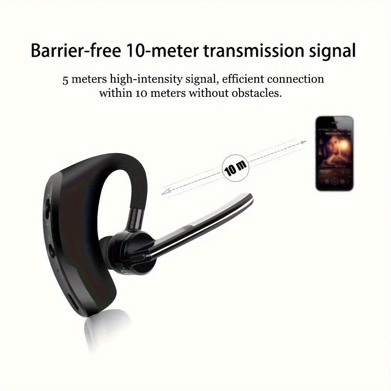 Ear Mounted Business Earphones With Voice Control And Number Reporting Wireless BT Earphones Specializing In Unilateral Business Sports