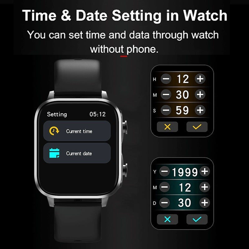 TWS Sports Smartwatch Watch And Earphones In One, Supports Custom Dials, NFC Unlocking, Local Music Storage, Health Monitoring, Message Notifications, Sleep Tracking