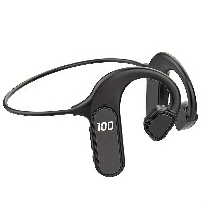 True Wireless Earphones With High-quality Noise Reduction, In Ear Sports Games, Super Long Lifespan, 2024 New Model With Excellent Sound Quality, Equipped With A Digital Display Screen And Removable Memory Card For Playback