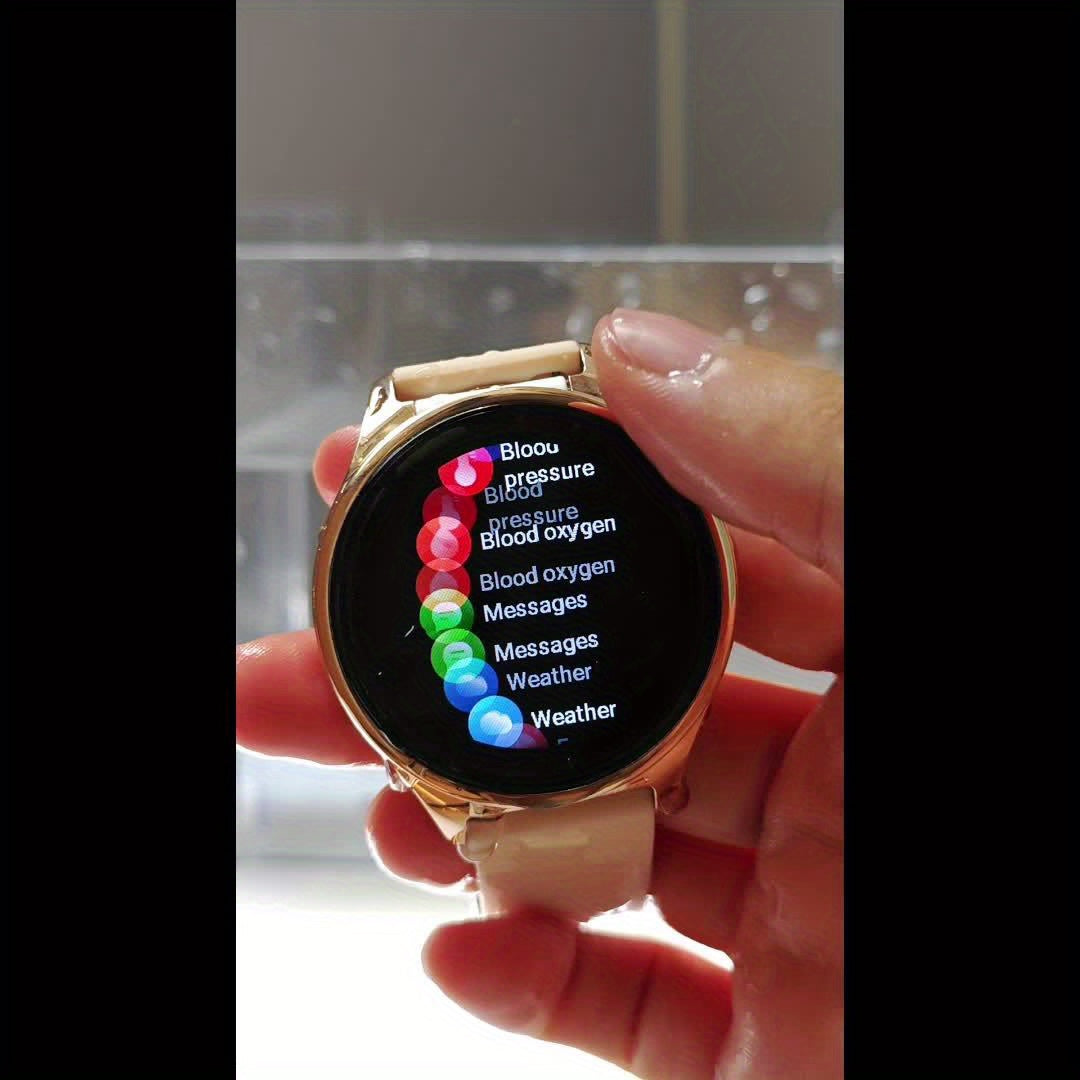 Newest Smart Watch With Earbuds (Wireless Call) For Women's Men's Best Gift, 1.27" HD Display, Multi Sports Modes, Sedentary Reminder, TWS Earphones Music, Weather Forecast, Sports Pedometer Watch For Android IOS