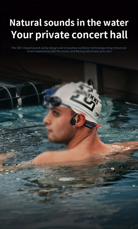 Bone Conduction Wireless Sports Earphones Waterproof Swimming Outdoor Running Exercise Unimpeded Large Capacity 10 Hours High Endurance The First Choice For Sports Enthusiasts