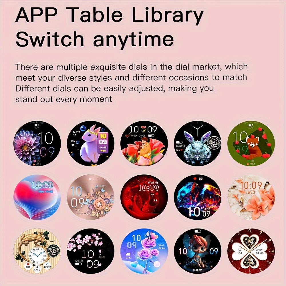 Newest Smart Watch With Earbuds (Wireless Call) For Women's Men's Best Gift, 1.27" HD Display, Multi Sports Modes, Sedentary Reminder, TWS Earphones Music, Weather Forecast, Sports Pedometer Watch For Android IOS