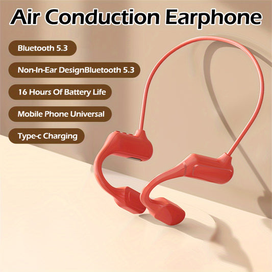 Ear-mounted Wireless Headphones Stereo Bass Earphones, Long Wear Painless Suitable For Sports Games Driving