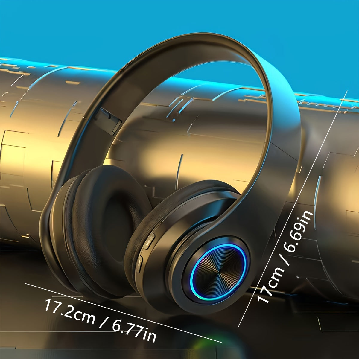 New wireless earphones with upright body sound reduction/long battery life/electronic sports gaming earphones/foldable earphones as gifts, popular wireless earphones, head mounted wireless earphones.