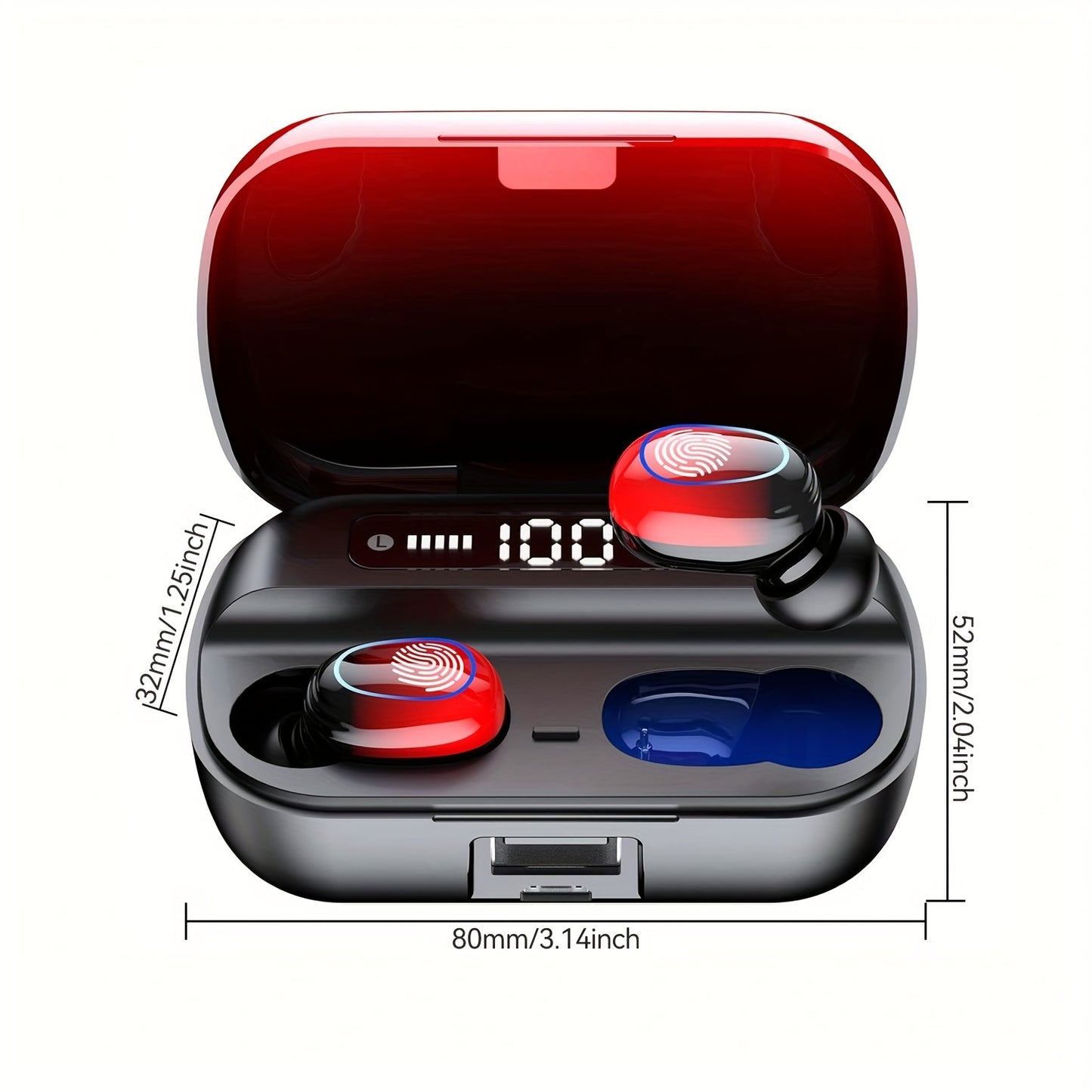 ProSound Wireless Earbuds - Waterproof Stereo Earphones with In-Ear Touch Control, Deep Bass, and Crystal-Clear Microphone for Sports, Gaming, Running, and Everyday Use - Sweat-Resistant and Lightweight Design