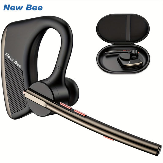 ProSound Bee Wireless Earphones - 24 Hours Talk Time, 270° Rotatable, Dual Microphone, Noise Cancelling, Crystal-Clear Sound, Sweat-Resistant, Easy Pairing for Mobile Phone, Android, Driver, Business, Office