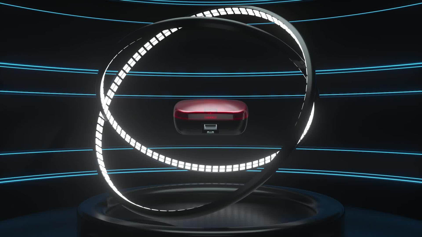 Mosyxe Wireless Stereo Earphones with Touch Control, Dual Microphones, and Type-C Charging - Ideal for Sports, Gaming, and Running