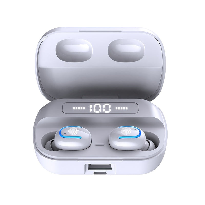 Mosyxe Wireless Stereo Earphones with Touch Control, Dual Microphones, and Type-C Charging - Ideal for Sports, Gaming, and Running