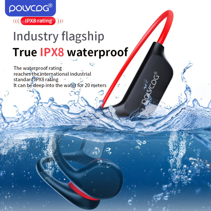 Bone Conduction Wireless Sports Earphones Waterproof Swimming Outdoor Running Exercise Unimpeded Large Capacity 10 Hours High Endurance The First Choice For Sports Enthusiasts
