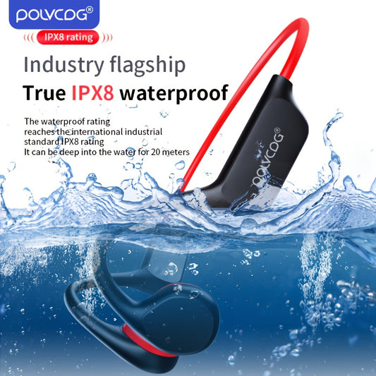 Bone Conduction Wireless Sports Earphones Waterproof Swimming Outdoor Running Exercise Unimpeded Large Capacity 10 Hours High Endurance The First Choice For Sports Enthusiasts