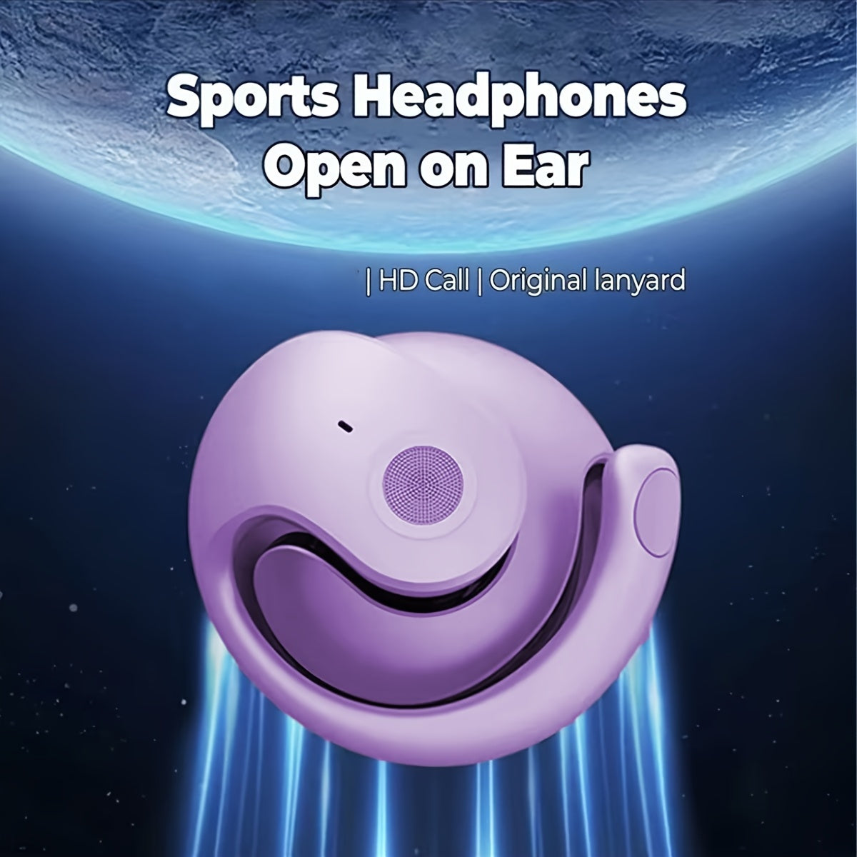 Sports Wireless Earphones With Ear Hanging High Sound Quality, Cute Running And Fitness Specific IOS/Android Universal