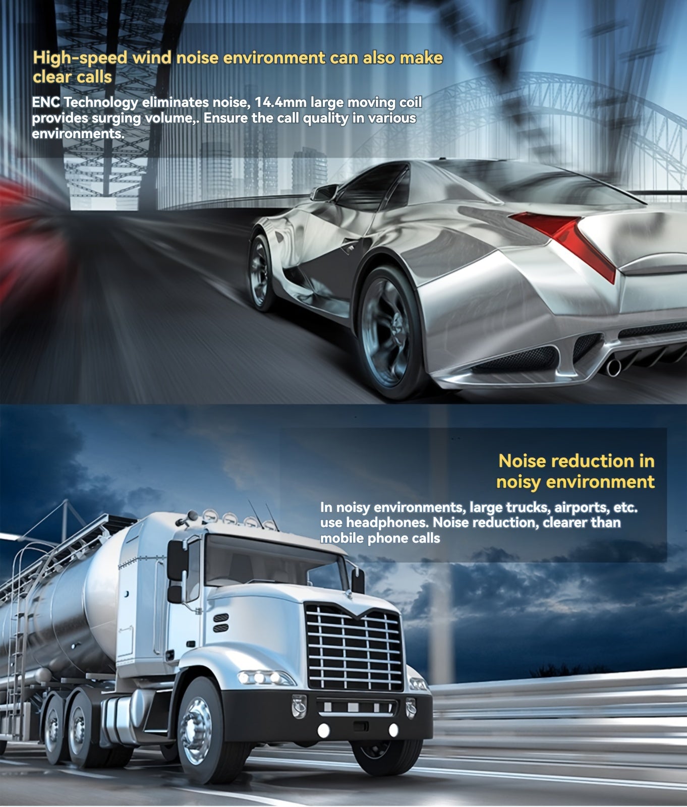 Wireless Earbuds - Two Charging Options, LED Digital Battery Display, Button Answer/End, Sweatproof Sports Running Earphones for Work and Music