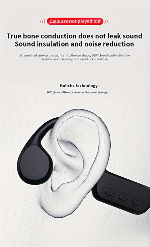 Bone Conduction Wireless Sports Earphones Waterproof Swimming Outdoor Running Exercise Unimpeded Large Capacity 10 Hours High Endurance The First Choice For Sports Enthusiasts