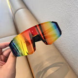 Large Face Sunglasses Cycling Sunglasses Outdoor Sports Eyewear