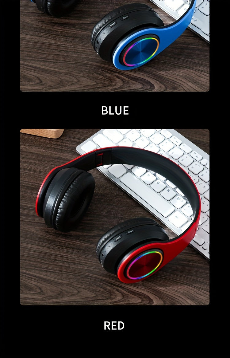 New wireless earphones with upright body sound reduction/long battery life/electronic sports gaming earphones/foldable earphones as gifts, popular wireless earphones, head mounted wireless earphones.