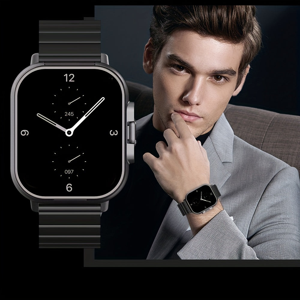 Two-in-One Wireless Earphone Watch - Smartwatch with Built-in Earphones, Multi-functional Sports Features, and Quick Call Answering - Convenient, Sweat-Resistant, and Stylish