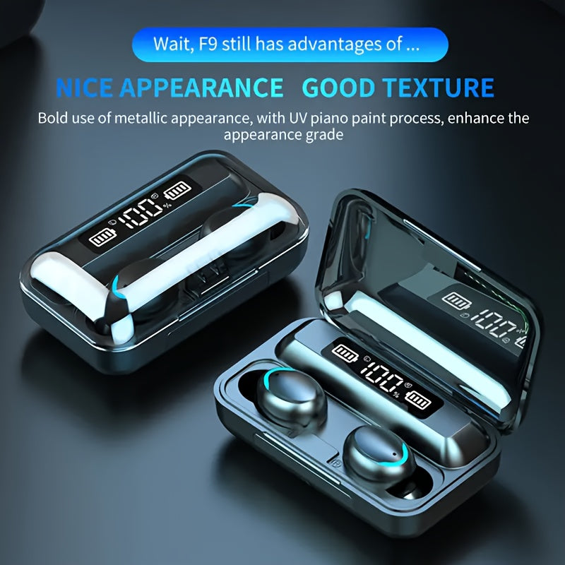Wireless Wireless Earphones: High Sound Quality, Long Battery Life, , Suitable for Men and Women, Game Compatible, USB Charging, Noise Cancellation, Tangle-Free, Plastic Material, App Control, In-Ear Design, Volume Control, 8