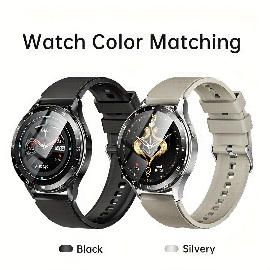 Newest Smart Watch With Earbuds, TWS Earphones Music Or Wireless Call, 1.39" HD Display, Multi Sports Modes, Rich Dials, Weather Forecast, Sports Pedometer Watch, For Android IOS