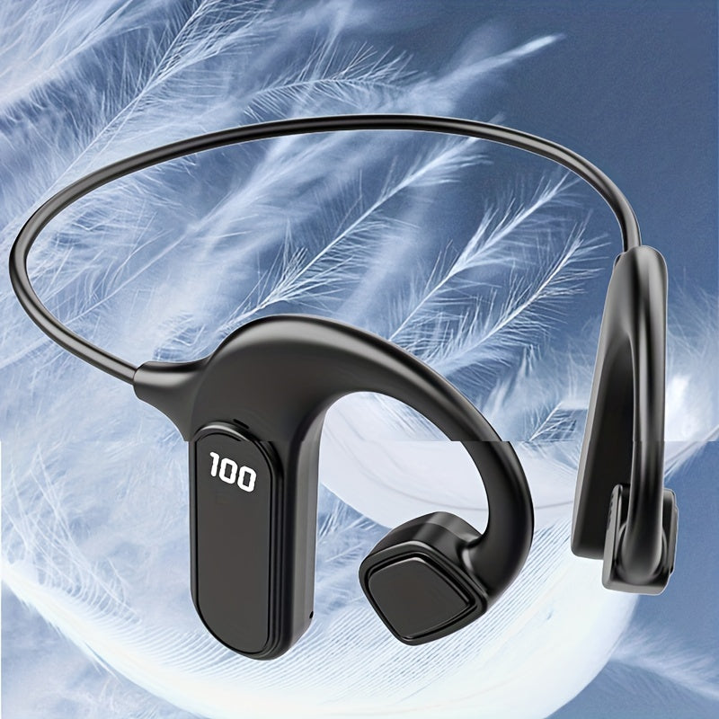 True Wireless Earphones With High-quality Noise Reduction, In Ear Sports Games, Super Long Lifespan, 2024 New Model With Excellent Sound Quality, Equipped With A Digital Display Screen And Removable Memory Card For Playback