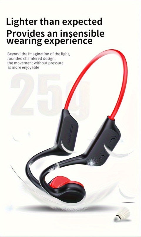 Bone Conduction Wireless Sports Earphones Waterproof Swimming Outdoor Running Exercise Unimpeded Large Capacity 10 Hours High Endurance The First Choice For Sports Enthusiasts